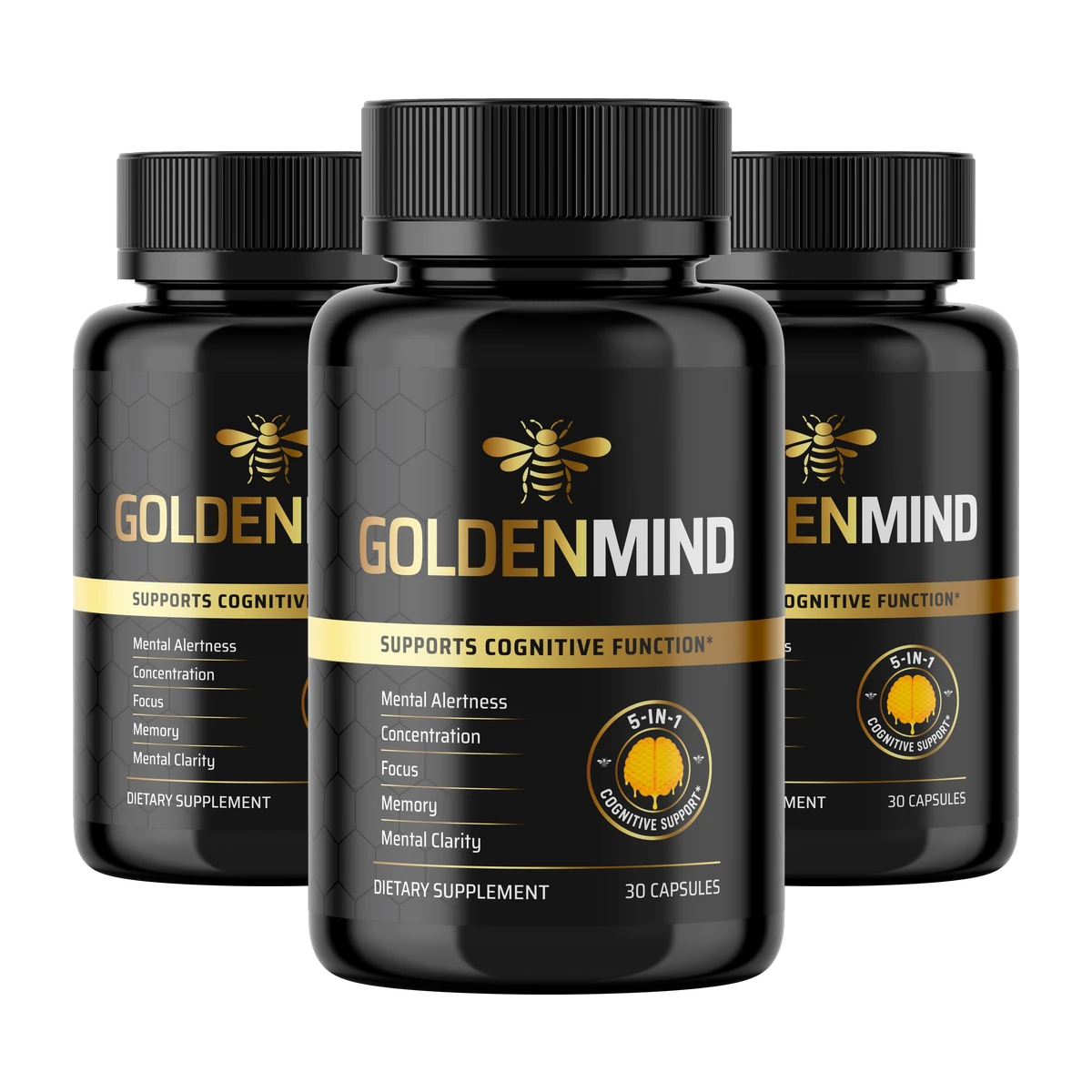 GoldenMind 3 bottles
